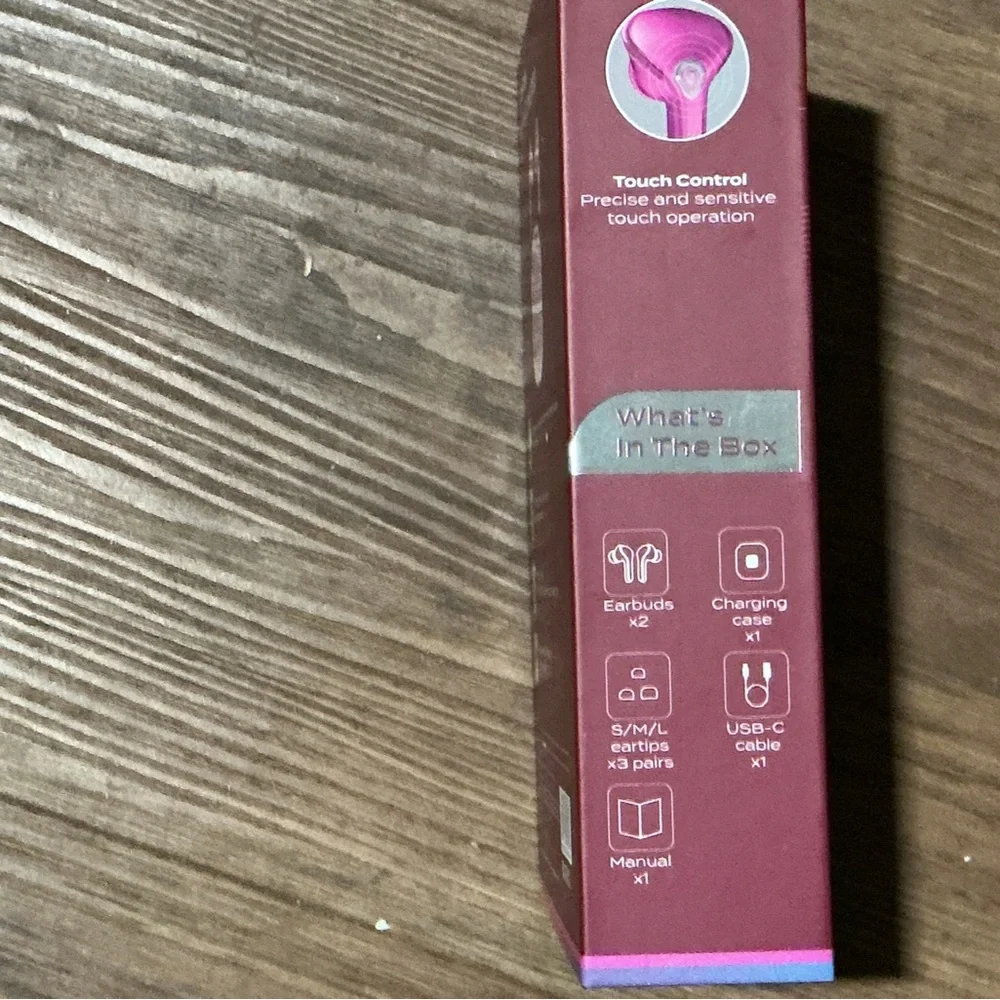 Gemstone Pink Wireless Earbuds